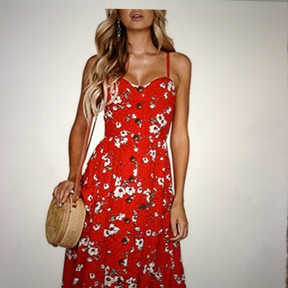 Women’s summer bohemian dress - Picture 1 of 5